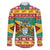 Guyana Christmas Family Matching Off The Shoulder Long Sleeve Dress and Hawaiian Shirt Coat Of Arms with Flag Style - Wonder Print Shop