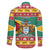 Guyana Christmas Family Matching Off The Shoulder Long Sleeve Dress and Hawaiian Shirt Coat Of Arms with Flag Style - Wonder Print Shop