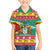 Guyana Christmas Family Matching Short Sleeve Bodycon Dress and Hawaiian Shirt Coat Of Arms with Flag Style - Wonder Print Shop