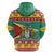 Guyana Christmas Hoodie Coat Of Arms with Flag Style - Wonder Print Shop