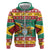 Guyana Christmas Hoodie Coat Of Arms with Flag Style - Wonder Print Shop
