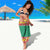 Guyana Christmas Sarong Coat Of Arms with Flag Style - Wonder Print Shop
