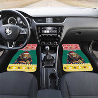 Cameroon Christmas Car Mats Lion Santa Joyeux Noel - Wonder Print Shop