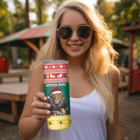 Cameroon Christmas Skinny Tumbler Lion Santa Joyeux Noel - Wonder Print Shop