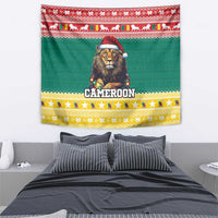 Cameroon Christmas Tapestry Lion Santa Joyeux Noel - Wonder Print Shop