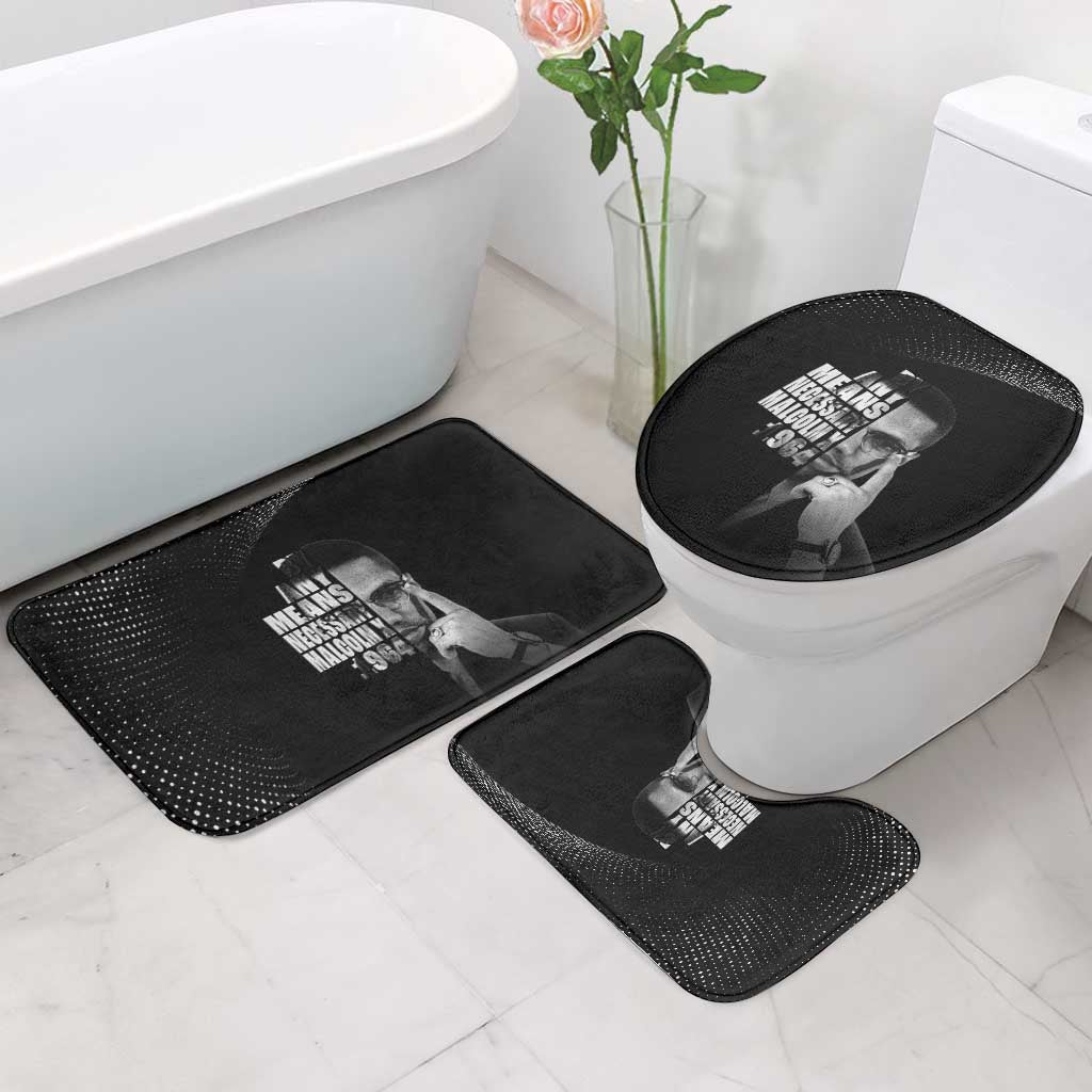 Malcolm X El-Hajj Malik El-Shabazz Bathroom Set By Any Means Necessary - Wonder Print Shop