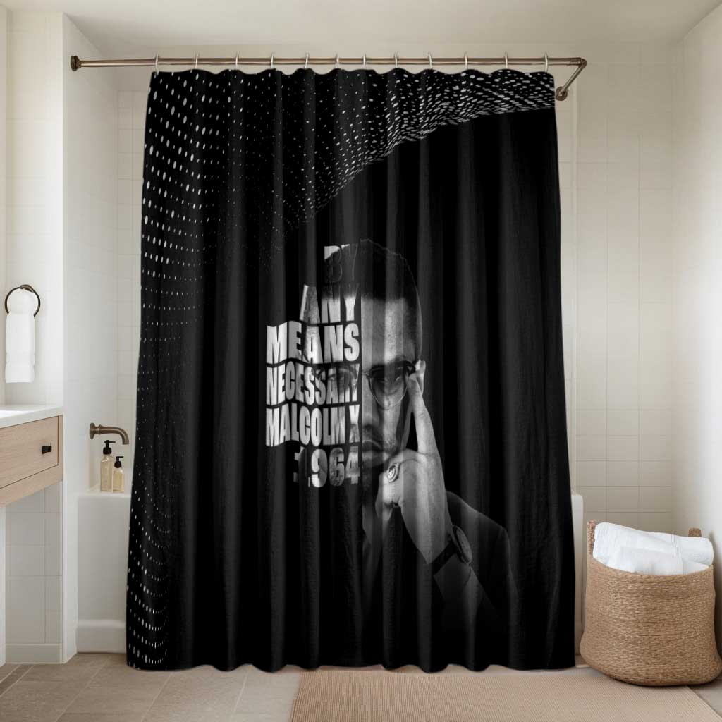 Malcolm X El-Hajj Malik El-Shabazz Bathroom Set By Any Means Necessary - Wonder Print Shop