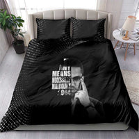Malcolm X El-Hajj Malik El-Shabazz Bedding Set By Any Means Necessary - Wonder Print Shop