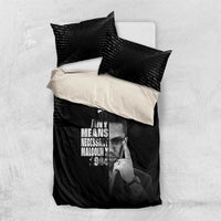Malcolm X El-Hajj Malik El-Shabazz Bedding Set By Any Means Necessary - Wonder Print Shop