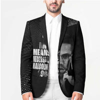 Malcolm X El-Hajj Malik El-Shabazz Blazer By Any Means Necessary - Wonder Print Shop