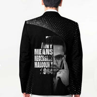 Malcolm X El-Hajj Malik El-Shabazz Blazer By Any Means Necessary - Wonder Print Shop
