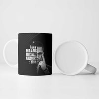 Malcolm X El-Hajj Malik El-Shabazz Ceramic Mug By Any Means Necessary - Wonder Print Shop
