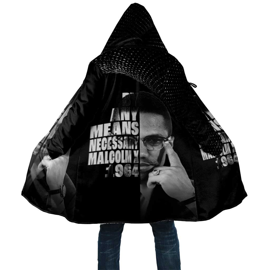 Malcolm X El-Hajj Malik El-Shabazz Cloak By Any Means Necessary - Wonder Print Shop