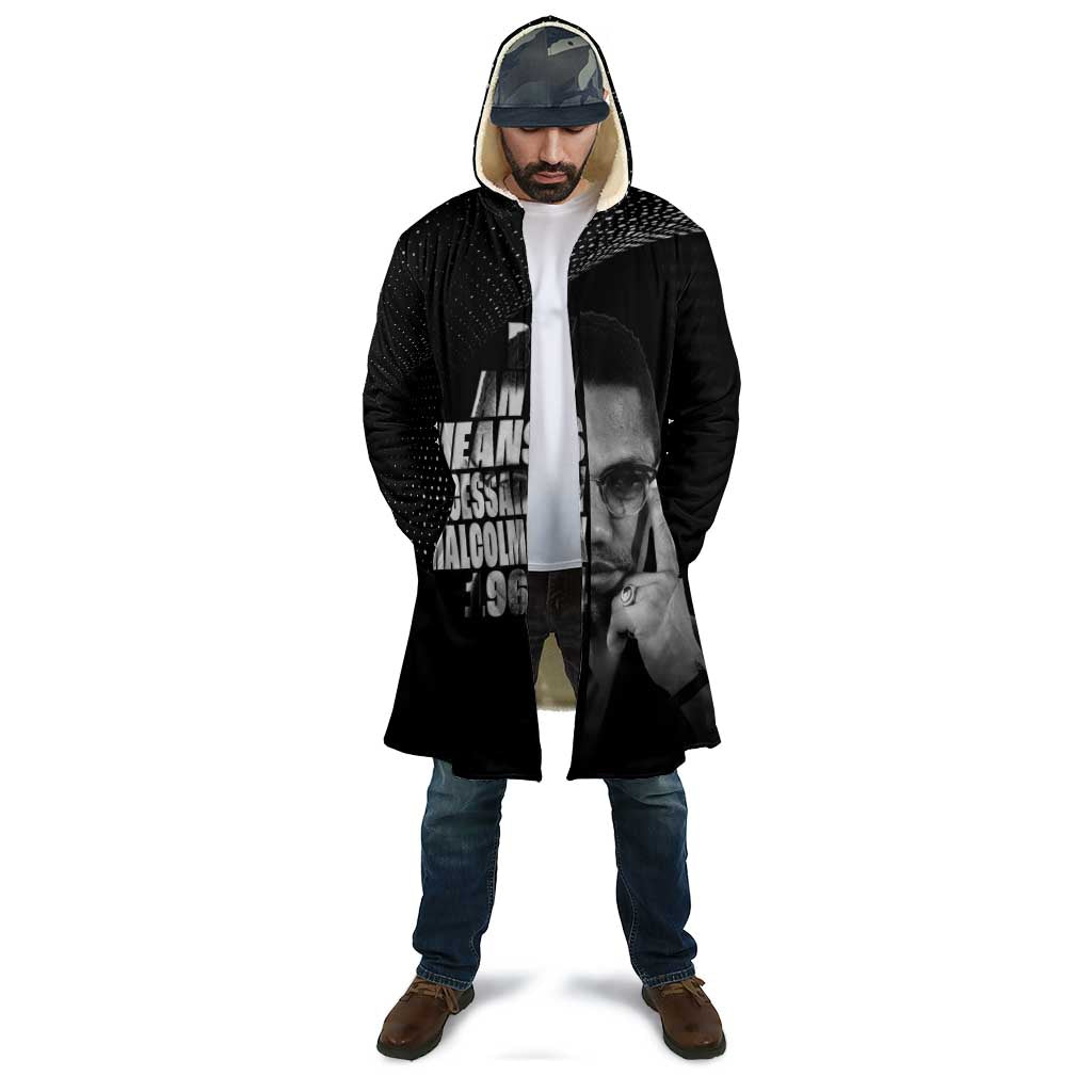 Malcolm X El-Hajj Malik El-Shabazz Cloak By Any Means Necessary - Wonder Print Shop