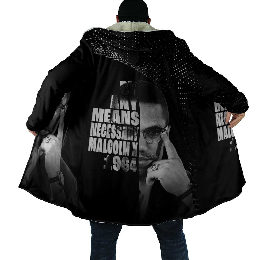 Malcolm X El-Hajj Malik El-Shabazz Cloak By Any Means Necessary - Wonder Print Shop