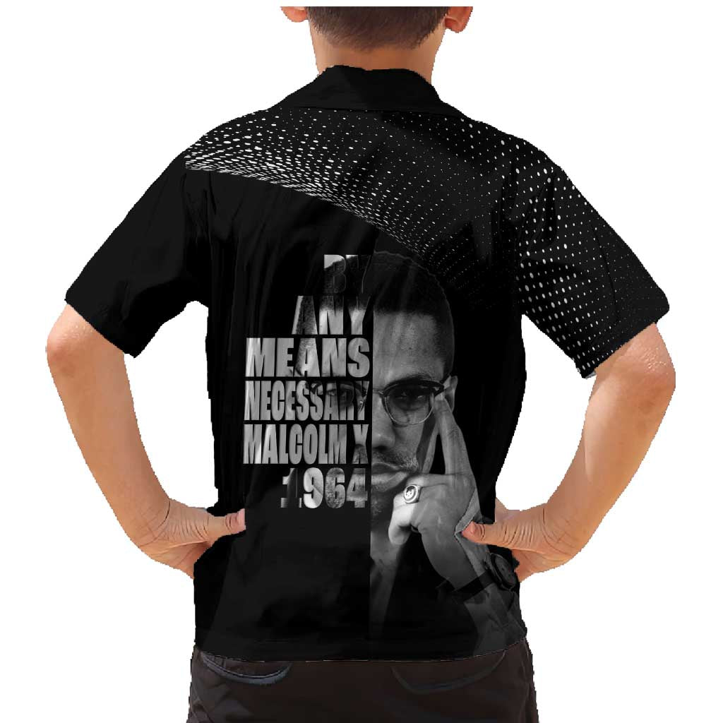 Malcolm X El-Hajj Malik El-Shabazz Family Matching Mermaid Dress and Hawaiian Shirt By Any Means Necessary - Wonder Print Shop