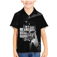 Malcolm X El-Hajj Malik El-Shabazz Family Matching Mermaid Dress and Hawaiian Shirt By Any Means Necessary - Wonder Print Shop