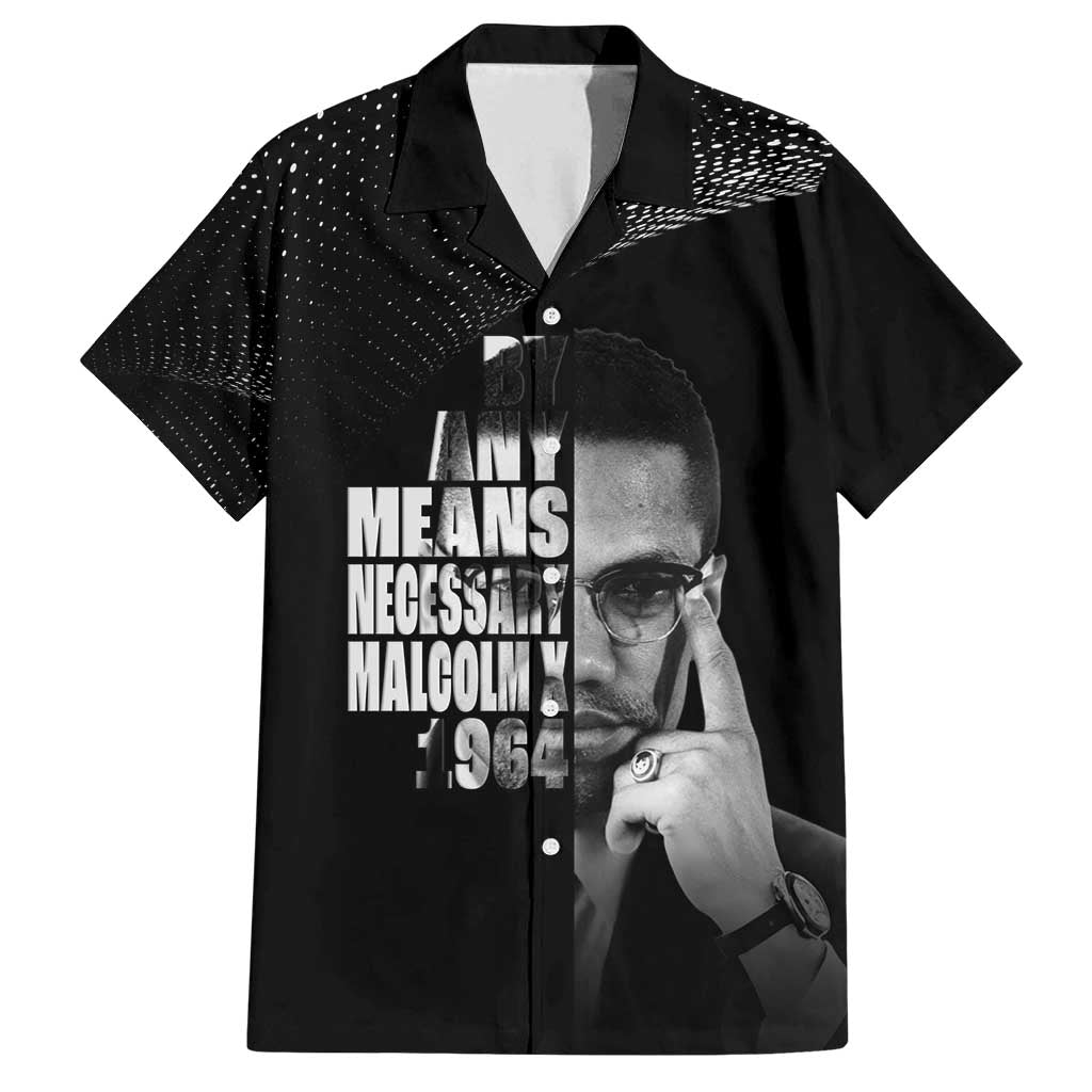 Malcolm X El-Hajj Malik El-Shabazz Family Matching Puletasi and Hawaiian Shirt By Any Means Necessary - Wonder Print Shop