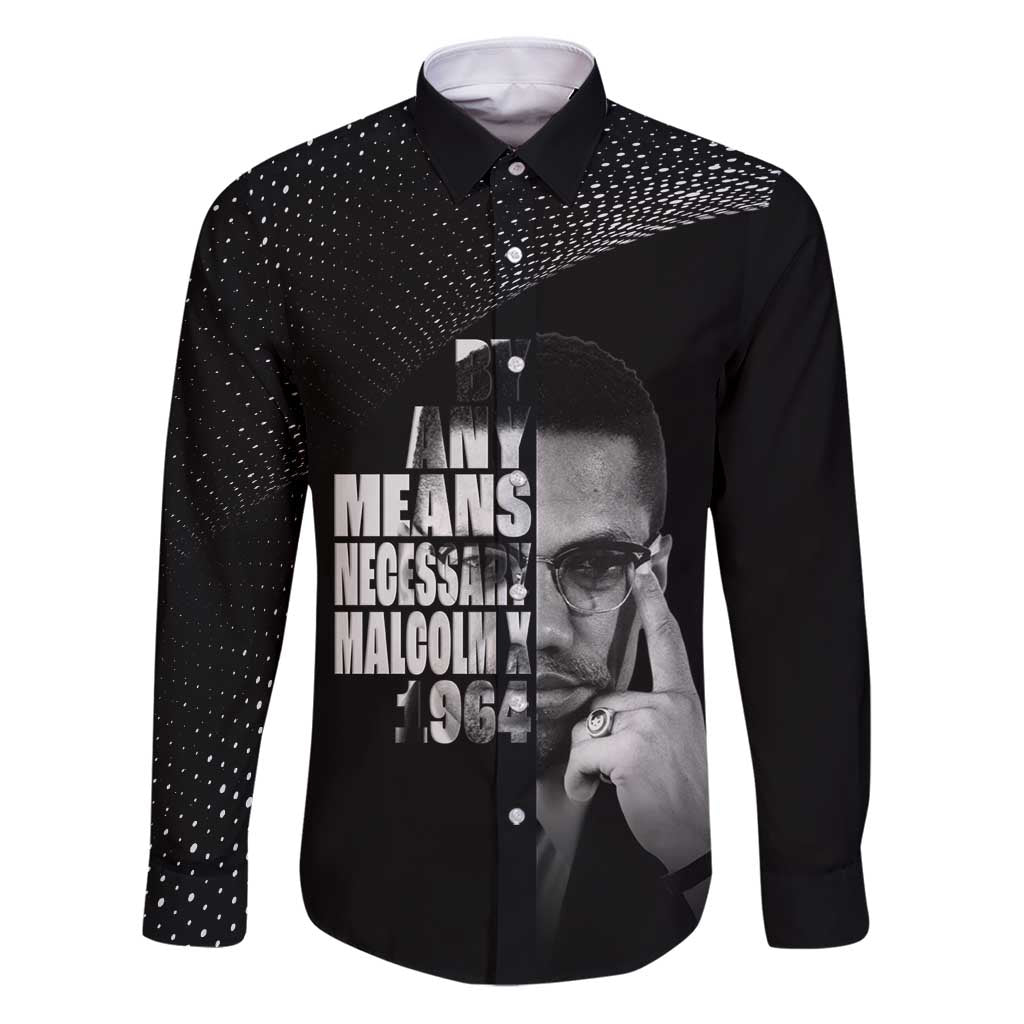 Malcolm X El-Hajj Malik El-Shabazz Family Matching Puletasi and Hawaiian Shirt By Any Means Necessary - Wonder Print Shop