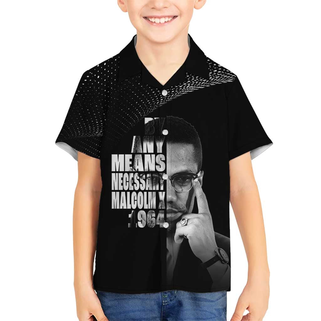 Malcolm X El-Hajj Malik El-Shabazz Family Matching Puletasi and Hawaiian Shirt By Any Means Necessary - Wonder Print Shop