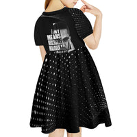 Malcolm X El-Hajj Malik El-Shabazz Kid Short Sleeve Dress By Any Means Necessary - Wonder Print Shop