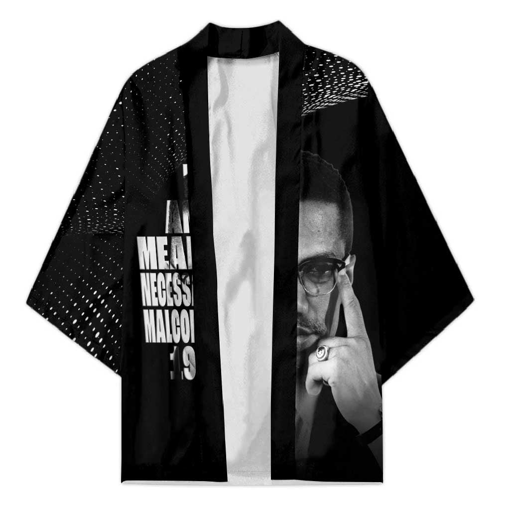 Malcolm X El-Hajj Malik El-Shabazz Kimono By Any Means Necessary - Wonder Print Shop