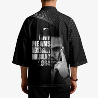 Malcolm X El-Hajj Malik El-Shabazz Kimono By Any Means Necessary - Wonder Print Shop
