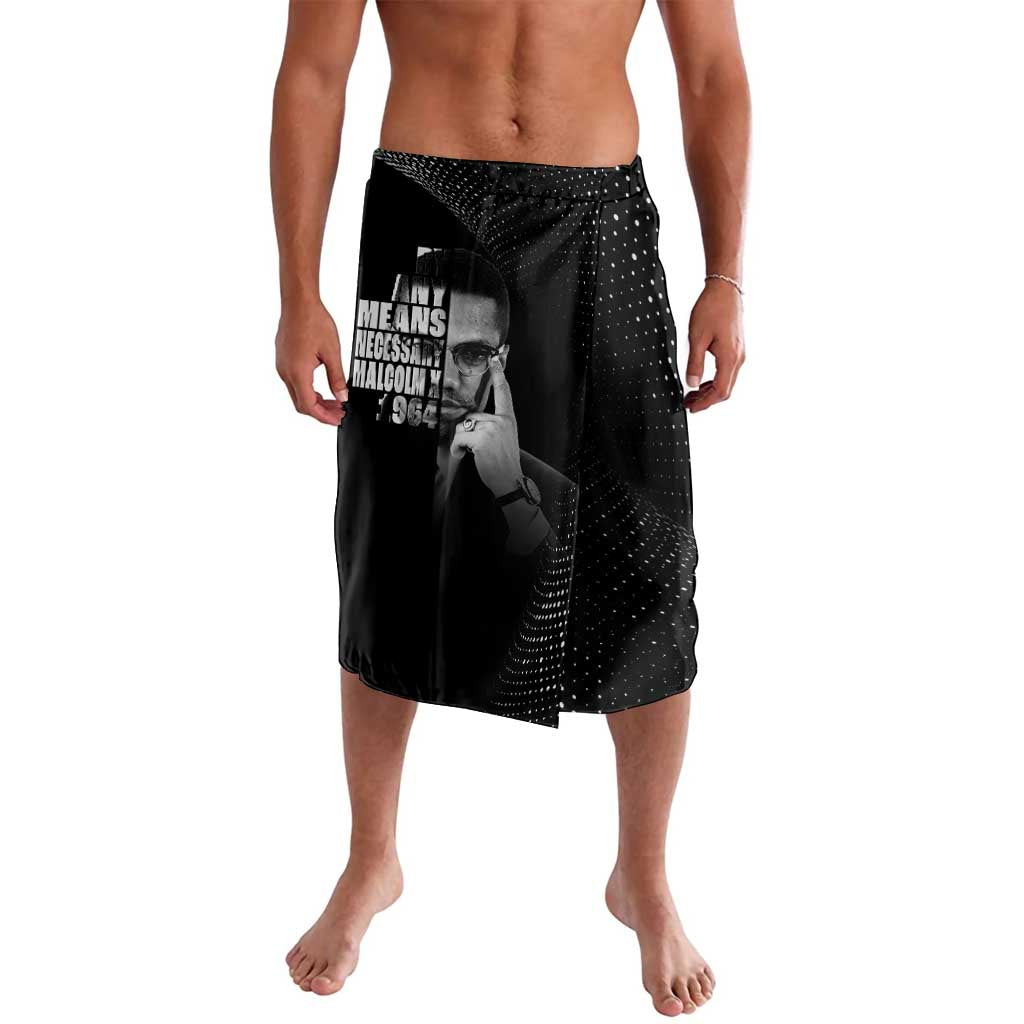 Malcolm X El-Hajj Malik El-Shabazz Lavalava By Any Means Necessary - Wonder Print Shop