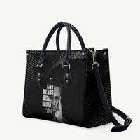 Malcolm X El-Hajj Malik El-Shabazz Leather Bag By Any Means Necessary - Wonder Print Shop