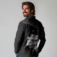 Malcolm X El-Hajj Malik El-Shabazz Long Sleeve Polo Shirt By Any Means Necessary - Wonder Print Shop