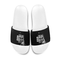 Malcolm X El-Hajj Malik El-Shabazz Slide Sandals By Any Means Necessary - Wonder Print Shop