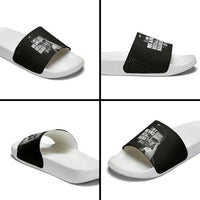 Malcolm X El-Hajj Malik El-Shabazz Slide Sandals By Any Means Necessary - Wonder Print Shop