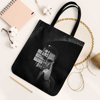 Malcolm X El-Hajj Malik El-Shabazz Tote Bag By Any Means Necessary - Wonder Print Shop