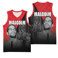 African America Heroes Basketball Jersey Malcolm X Speaks - Wonder Print Shop