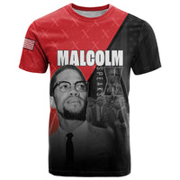 African America Heroes T Shirt Malcolm X Speaks - Wonder Print Shop