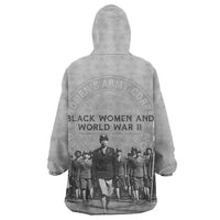 Black Women of World War II Kid Wearable Blanket Hoodie 6888th Central Postal Directory Battalion