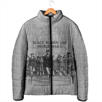 Black Women of World War II Padded Jacket 6888th Central Postal Directory Battalion