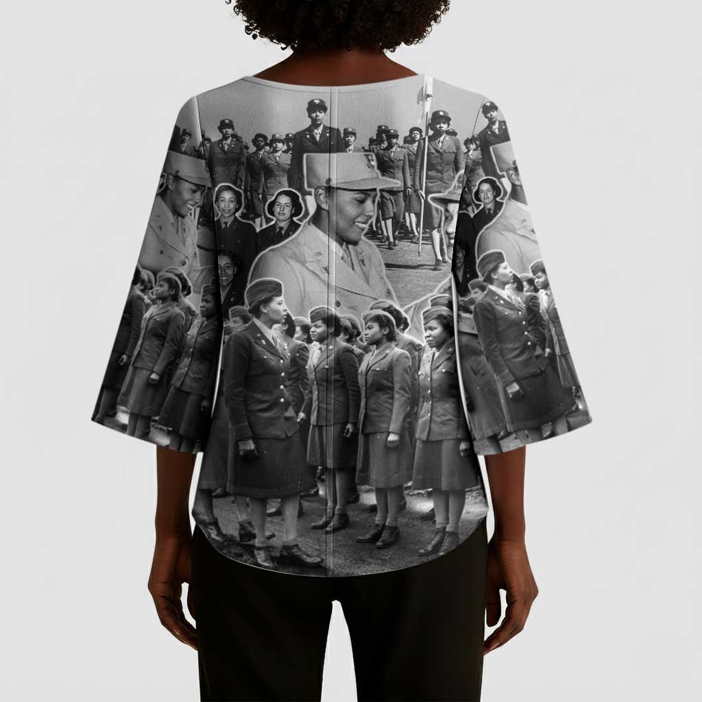 Six Triple Eight Kimono Sleeve Blouse Women of the Womens Army Corps