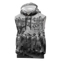 Six Triple Eight Sleeveless Hoodie Women of the Womens Army Corps