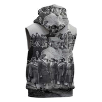 Six Triple Eight Sleeveless Hoodie Women of the Womens Army Corps
