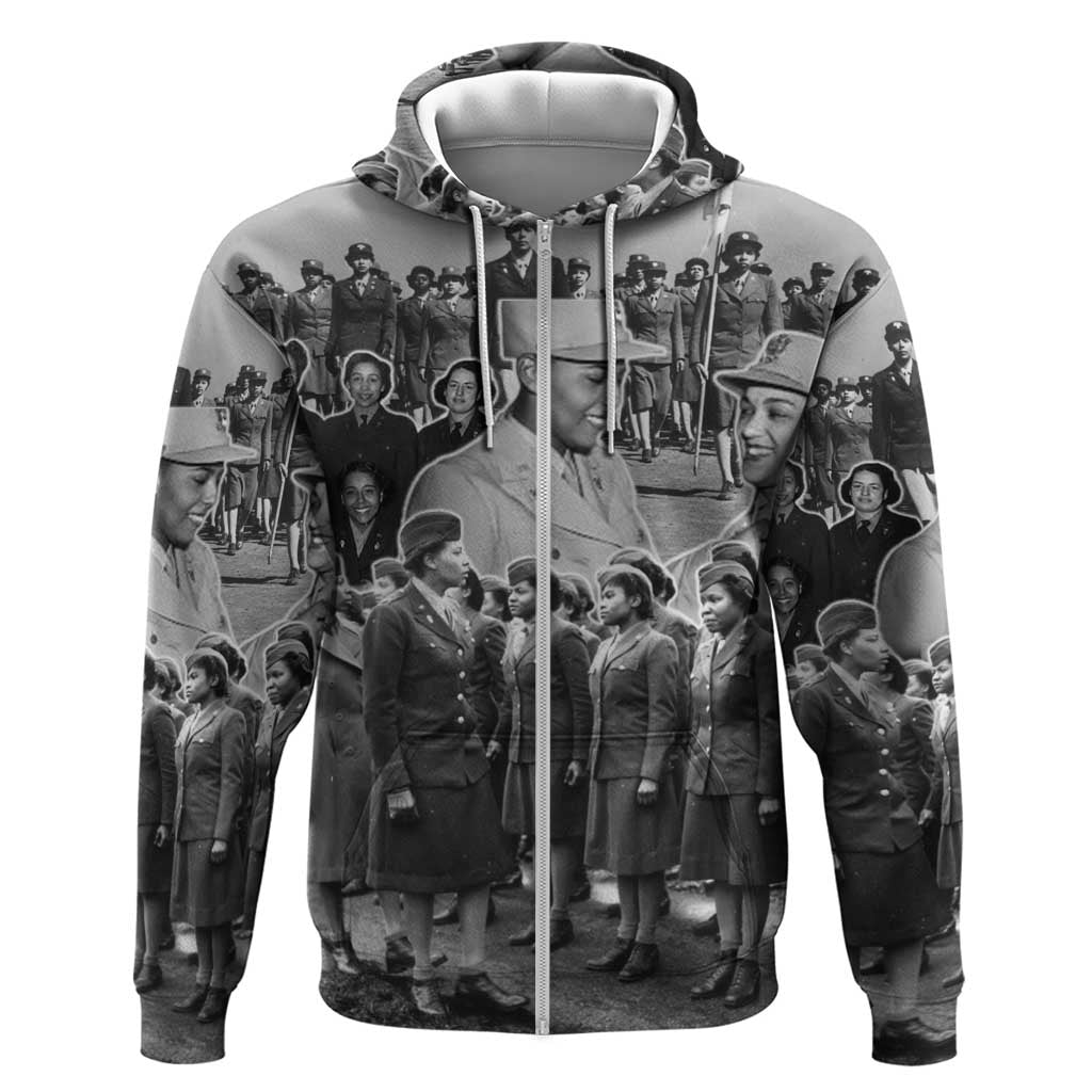 Six Triple Eight Zip Hoodie Women of the Womens Army Corps