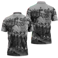 Six Triple Eight Zipper Polo Shirt Women of the Womens Army Corps