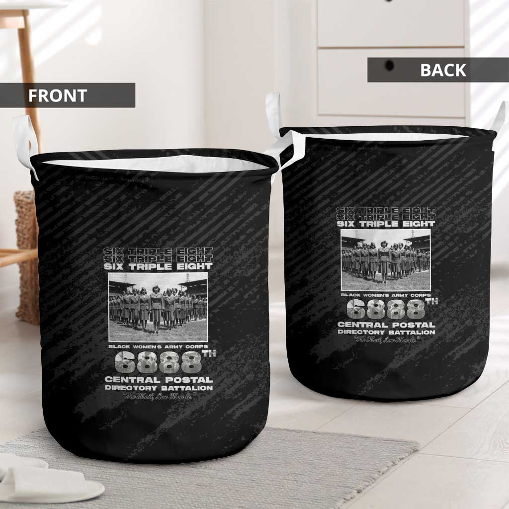 6888th Central Postal Directory Battalion Laundry Basket Six Triple Eight