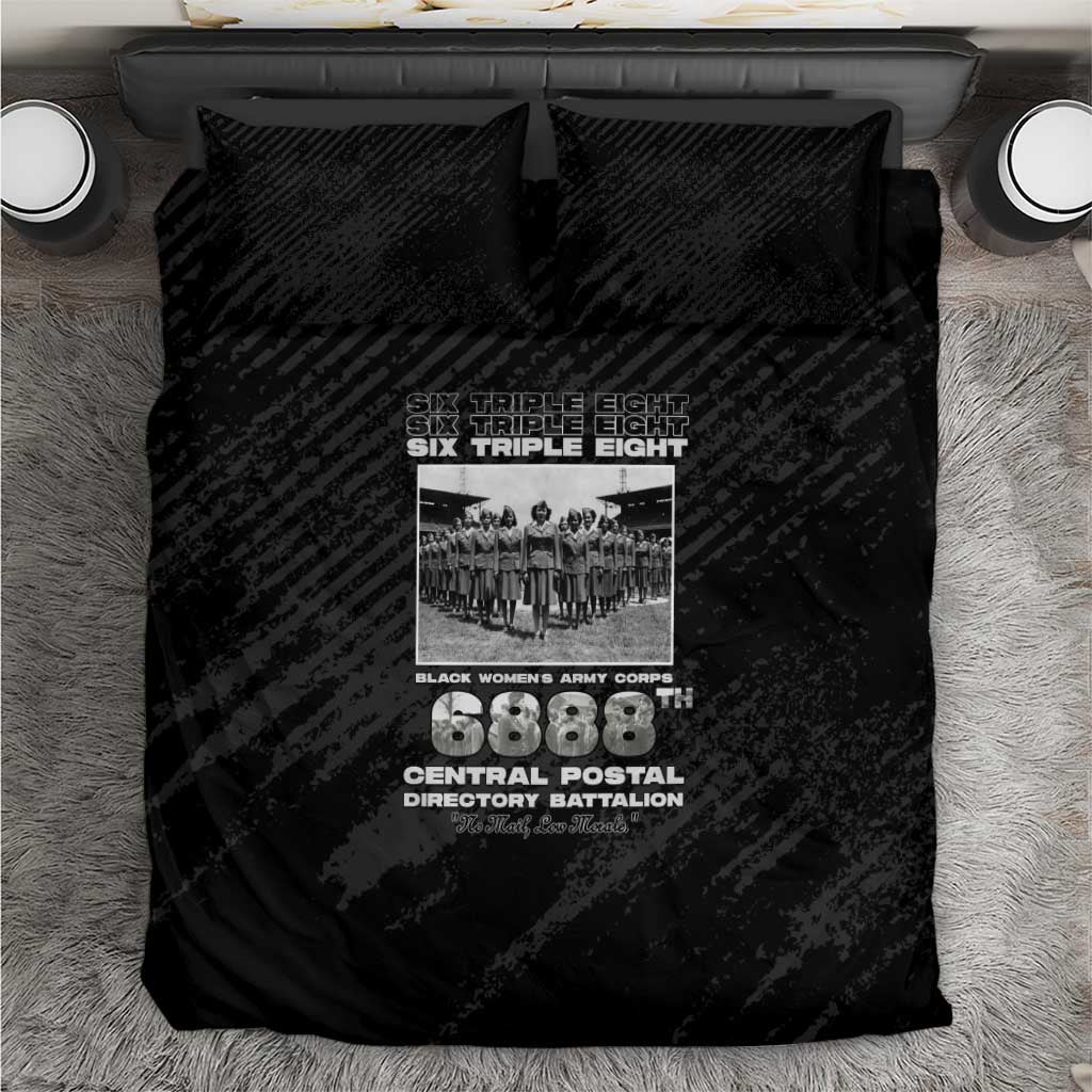 6888th Central Postal Directory Battalion Bedding Set Six Triple Eight