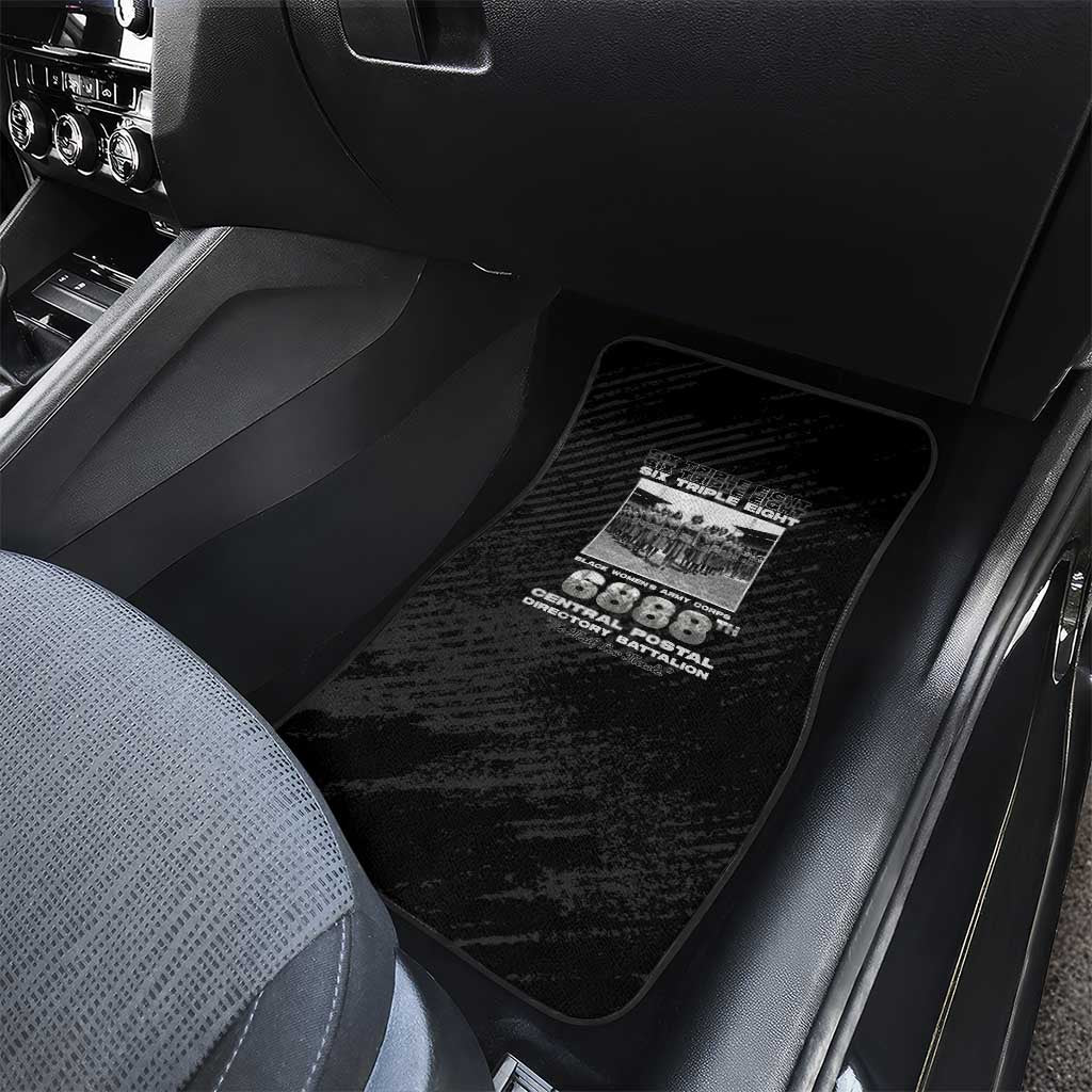 6888th Central Postal Directory Battalion Car Mats Six Triple Eight
