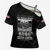 6888th Central Postal Directory Battalion Cross Shoulder Shirt Six Triple Eight