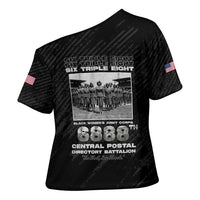 6888th Central Postal Directory Battalion Cross Shoulder Shirt Six Triple Eight