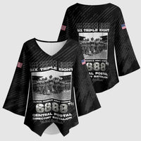 6888th Central Postal Directory Battalion Kimono Sleeve Blouse Six Triple Eight