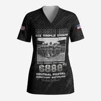 6888th Central Postal Directory Battalion Scrub Top Six Triple Eight