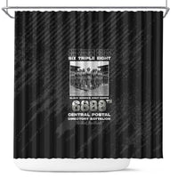 6888th Central Postal Directory Battalion Shower Curtain Six Triple Eight
